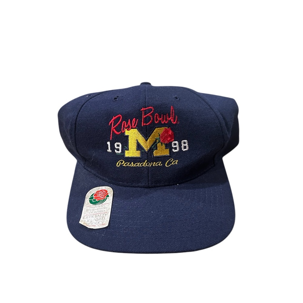 Vintage 1998 Michigan Rose Bowl Hat
